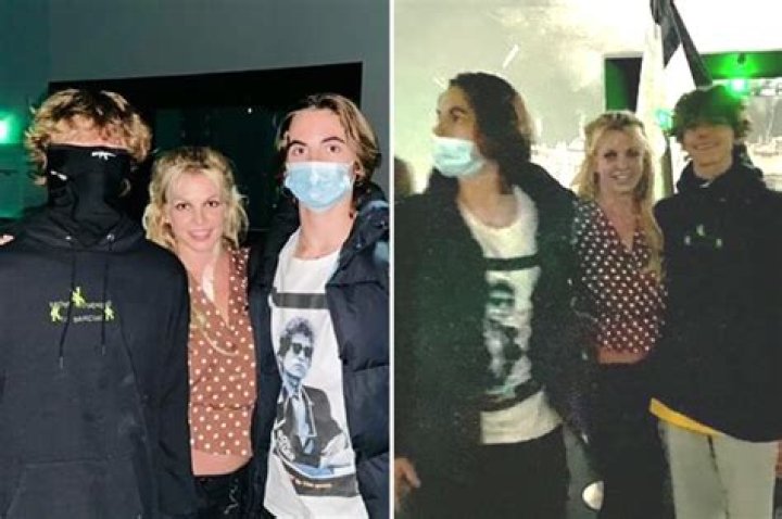 Britney Spears Shares Rare Photos With Her Sons Sean, 16, & Jayden, 15, At Van Gogh Exhibit