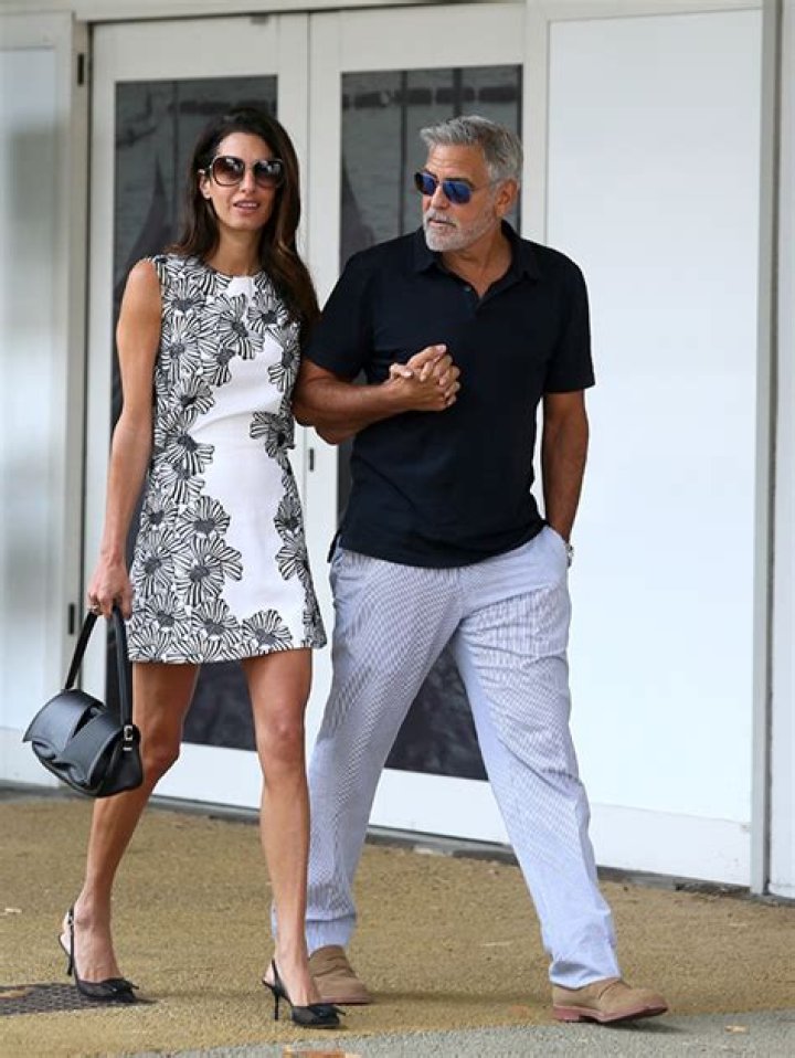 George & Amal Clooney Hold Hands On Rare Outing In Venice: New Photos
